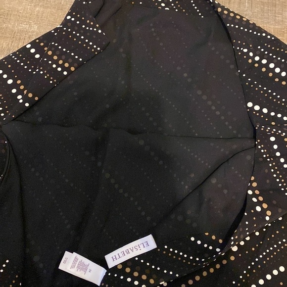 ELiSABETH 100% Silk ascending moon Midi Skirt | 24 | NWOT - Picture 10 of 11